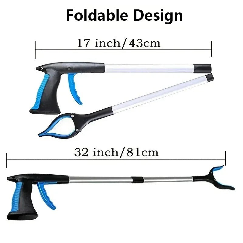 Foldable Grabber With 360° Swivel Clip